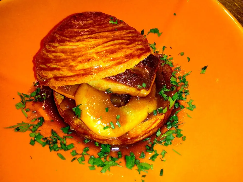 Burger Au Foie Gras Et Pommes